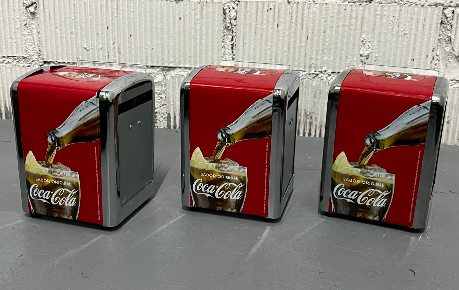 Coca Cola 3 Piece Napkin Ring Set – photo 3